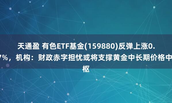 天通盈 有色ETF基金(159880)反弹上涨0.47%，机构：财政赤字担忧或将支撑黄金中长期价格中枢