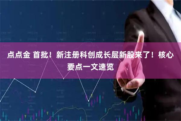 点点金 首批!新注册科创成长层新股来了!核心要点一文速览